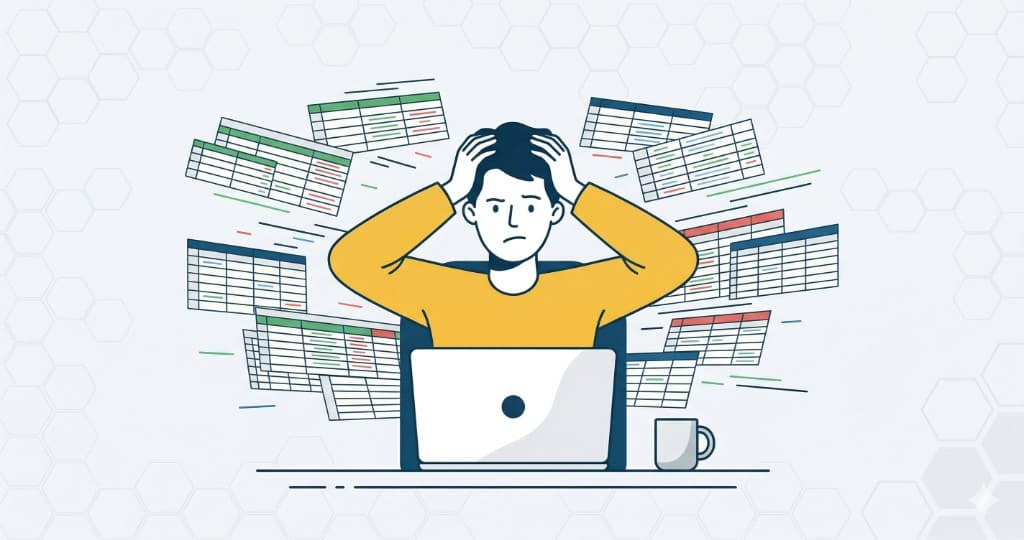 Illustration zu Excel-Chaos in der Demand Planning Praxis